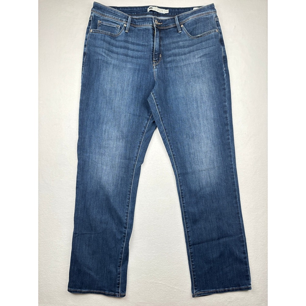 Levis 512 Womens 20W Perfectly Shaping Straight Leg Mid Rise Jeans